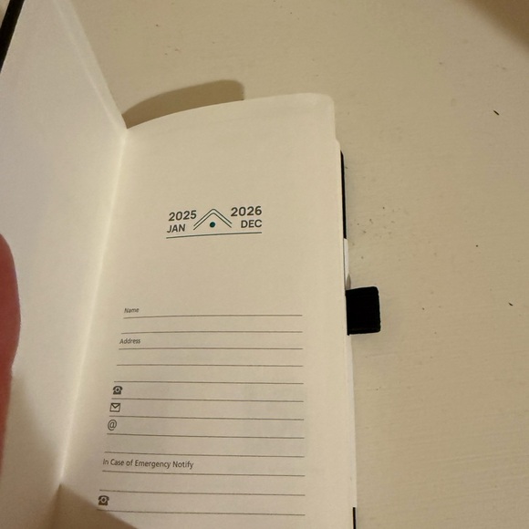 Bezend Black Pocket Size Planner - Picture 2 of 3